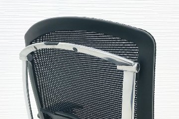OKAMURA Contessa コンテッサチェア 中古 オカムラ メッシュ ブラック 中古オフィス家具 オフィスチェア ポリッシュフレームの画像