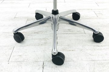 OKAMURA Contessa コンテッサチェア 中古 オカムラ メッシュ ブラック 中古オフィス家具 オフィスチェア ポリッシュフレームの画像