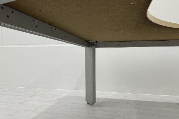 オカムラ プロユニット L型デスク L字デスク 中古 Ｌ字机 中古デスク 中古オフィス家具 オフィスデスク 事務机 1600/1400/720 左550の画像