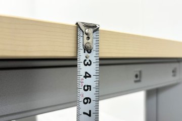 オカムラ プロユニット L型デスク L字デスク 中古 Ｌ字机 中古デスク 中古オフィス家具 オフィスデスク 事務机 1600/1400/720 左550の画像