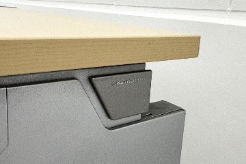 オカムラ プロユニット L型デスク L字デスク 中古 Ｌ字机 中古デスク 中古オフィス家具 オフィスデスク 事務机 1600/1400/720 左550の画像