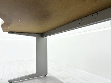 オカムラ プロユニット L型デスク L字デスク 中古 Ｌ字机 中古デスク 中古オフィス家具 オフィスデスク 事務机 1600/1400/720 右550の画像