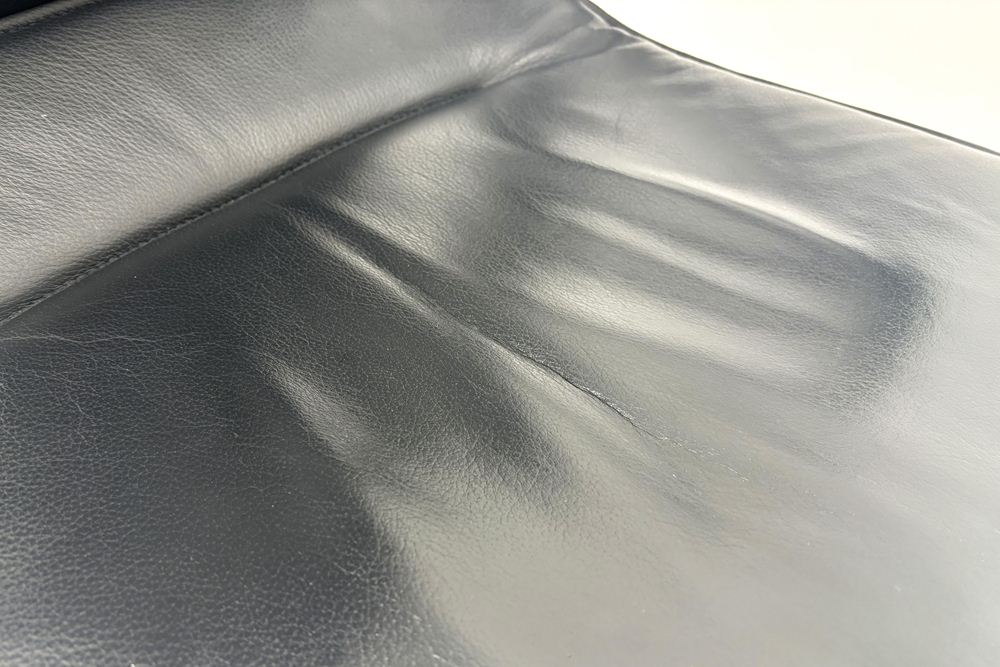  Wilkhahn Modus ウィルクハーン モダスチェア 中古 エグゼクティブチェア マネジメントチェア ブラック 中古オフィス家具 本革張り レザーの画像