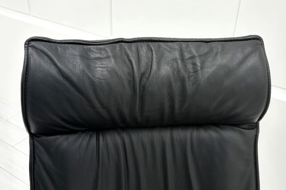  Wilkhahn Modus ウィルクハーン モダスチェア 中古 エグゼクティブチェア マネジメントチェア ブラック 中古オフィス家具 本革張り レザーの画像