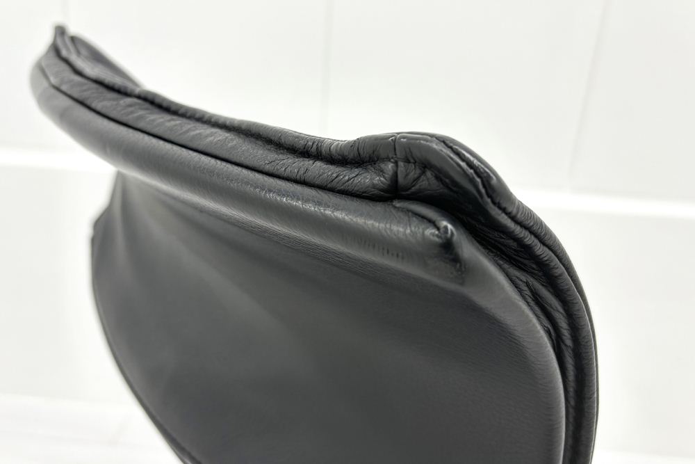  Wilkhahn Modus ウィルクハーン モダスチェア 中古 エグゼクティブチェア マネジメントチェア ブラック 中古オフィス家具 本革張り レザーの画像