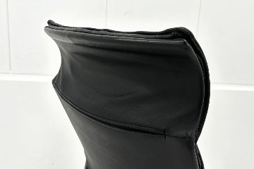  Wilkhahn Modus ウィルクハーン モダスチェア 中古 エグゼクティブチェア マネジメントチェア ブラック 中古オフィス家具 本革張り レザーの画像