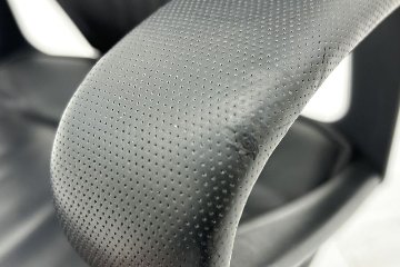  Wilkhahn Modus ウィルクハーン モダスチェア 中古 エグゼクティブチェア マネジメントチェア ブラック 中古オフィス家具 本革張り レザーの画像