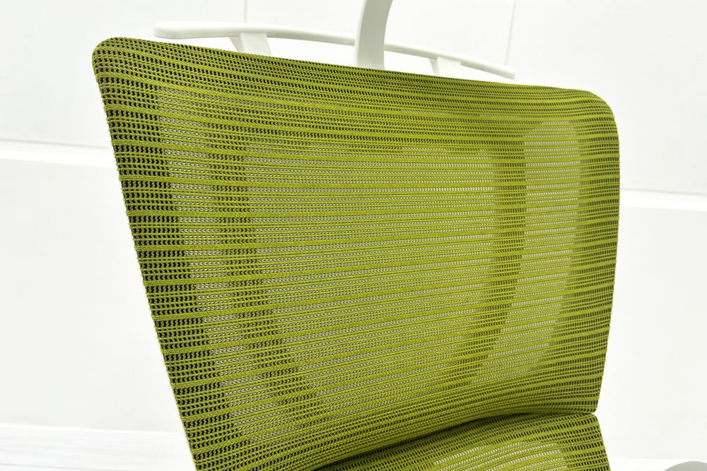 Ergohuman Fit エルゴヒューマン フィット ヘッドレスト付き 中古 中古チェア 高機能チェア 3Dメッシュ グリーンの画像