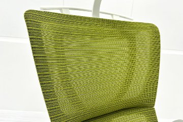 Ergohuman Fit エルゴヒューマン フィット ヘッドレスト付き 中古 中古チェア 高機能チェア 3Dメッシュ グリーンの画像