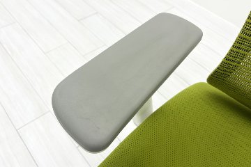Ergohuman Fit エルゴヒューマン フィット ヘッドレスト付き 中古 中古チェア 高機能チェア 3Dメッシュ グリーンの画像