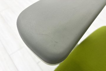 Ergohuman Fit エルゴヒューマン フィット ヘッドレスト付き 中古 中古チェア 高機能チェア 3Dメッシュ グリーンの画像
