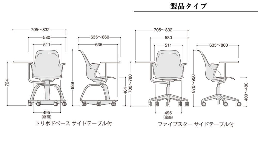 ノードチェア スチールケース 中古 ミーティングチェア 多目的チェア 480120 会議椅子 学習チェア 教育用チェア 中古オフィス家具 ワサビの画像
