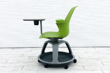ノードチェア スチールケース 中古 ミーティングチェア 多目的チェア 480120 会議椅子 学習チェア 教育用チェア 中古オフィス家具 ワサビの画像