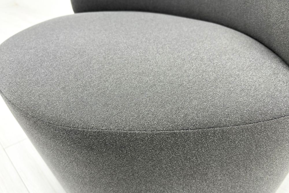 オカムラ ココモリ 中古 2023年製 ミーティングチェア 多目的チェア スツール グレー 中古オフィス家具の画像