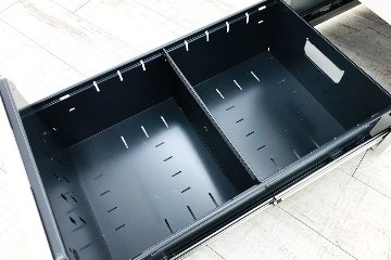 イトーキ CZRワゴン スチールワゴン 3段ワゴン 中古 収納家具 袖机 脇机 CZR-046MPCB-W9 ホワイト ワゴン3段の画像