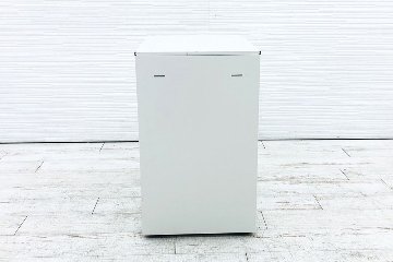 イトーキ CZRワゴン スチールワゴン 3段ワゴン 中古 収納家具 袖机 脇机 CZR-046MPCB-W9 ホワイト ワゴン3段の画像