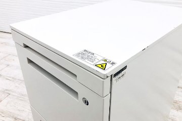 イトーキ CZRワゴン スチールワゴン 3段ワゴン 中古 収納家具 袖机 脇机 CZR-046MPCB-W9 ホワイト ワゴン3段の画像
