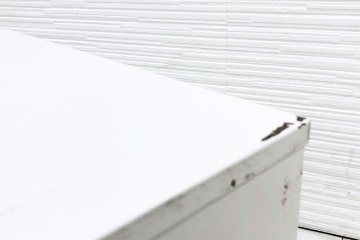 イトーキ CZRワゴン スチールワゴン 3段ワゴン 中古 収納家具 袖机 脇机 CZR-046MPCB-W9 ホワイト ワゴン3段の画像