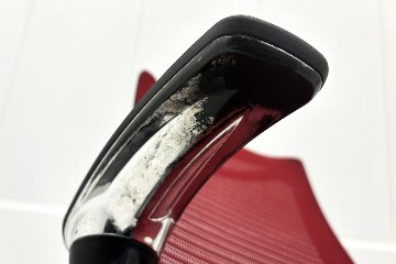 バロンチェア 中古 オカムラ Baron 可動肘 ハイバック 中古オフィス家具 中古オフィスチェア 事務椅子 メッシュチェア レッドの画像