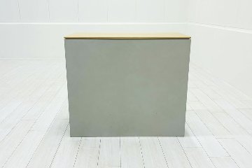 オカムラ レクトライン 2段両開き書庫 中古 スチール書庫 キャビネット 中古オフィス家具 ネオウッドライト 900/450/775 シリンダー錠の画像