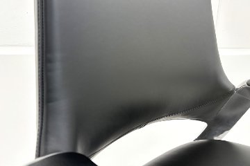 【ポリッシュ脚ピカピカ磨き有！】レオニスチェア LEONIS イトーキ 中古 2020年製 【6脚セット】 役員チェア ハイバック エグゼクティブチェア 中古オフィス家具 レザーの画像