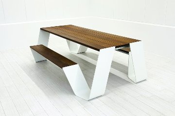 extremis Hopper picnic エクストレミス ホッパーピクニック 中古 屋外ベンチ ガーデニングテーブル 中古オフィス家具の画像