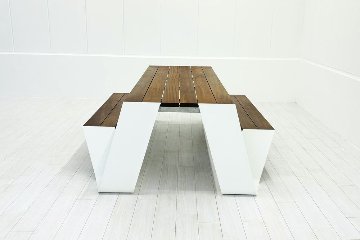  extremis Hopper picnic エクストレミス ホッパーピクニック 中古 屋外ベンチ ガーデニングテーブル 中古オフィス家具の画像