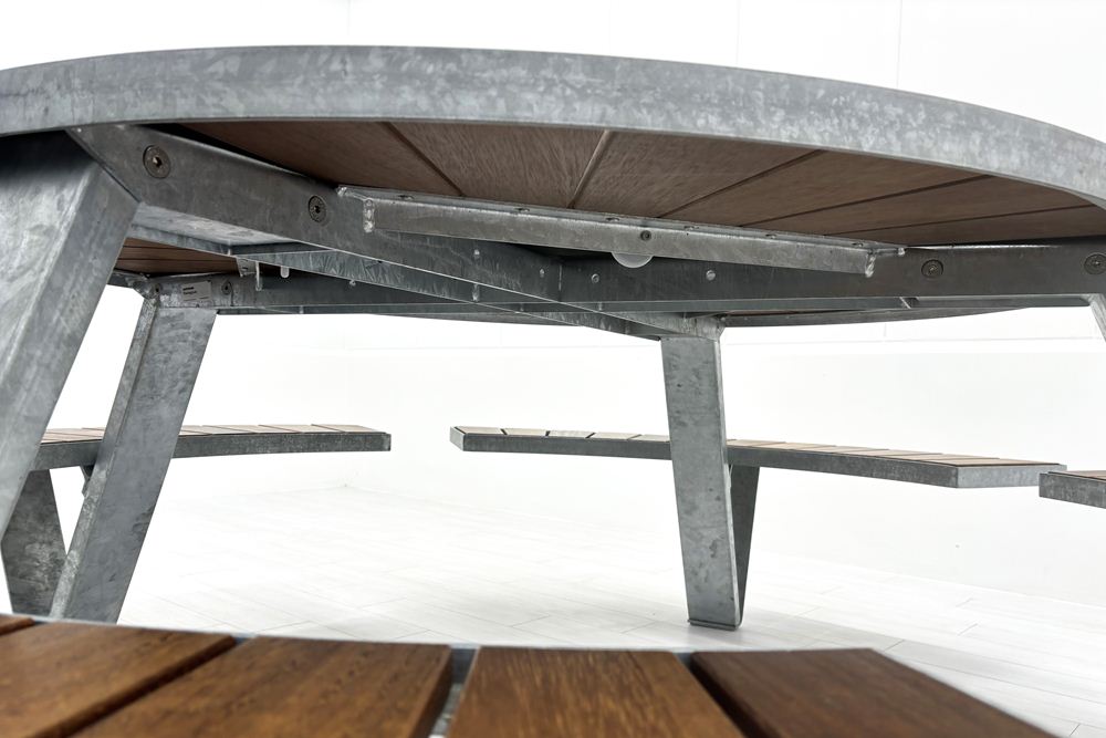  extremis Pantagruel picnic エクストレミス パンタグリュエル ピクニック 中古 屋外ベンチ ガーデニングテーブル 中古オフィス家具の画像