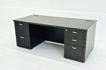 コクヨ 役員デスク 中古 両袖机 幅1800 S350シリーズ 役員家具 マネージメントデスク 中古オフィス家具 1800/850/720の画像