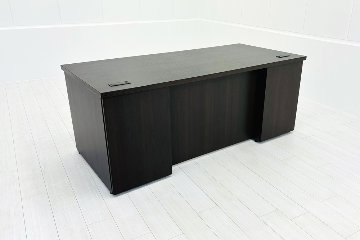 コクヨ 役員デスク 中古 両袖机 幅1800 S350シリーズ 役員家具 マネージメントデスク 中古オフィス家具 1800/850/720の画像