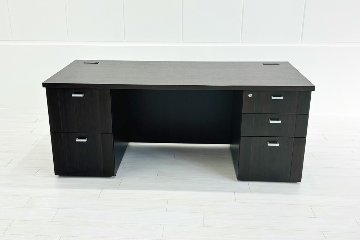 コクヨ 役員デスク 中古 両袖机 幅1800 S350シリーズ 役員家具 マネージメントデスク 中古オフィス家具 1800/850/720の画像