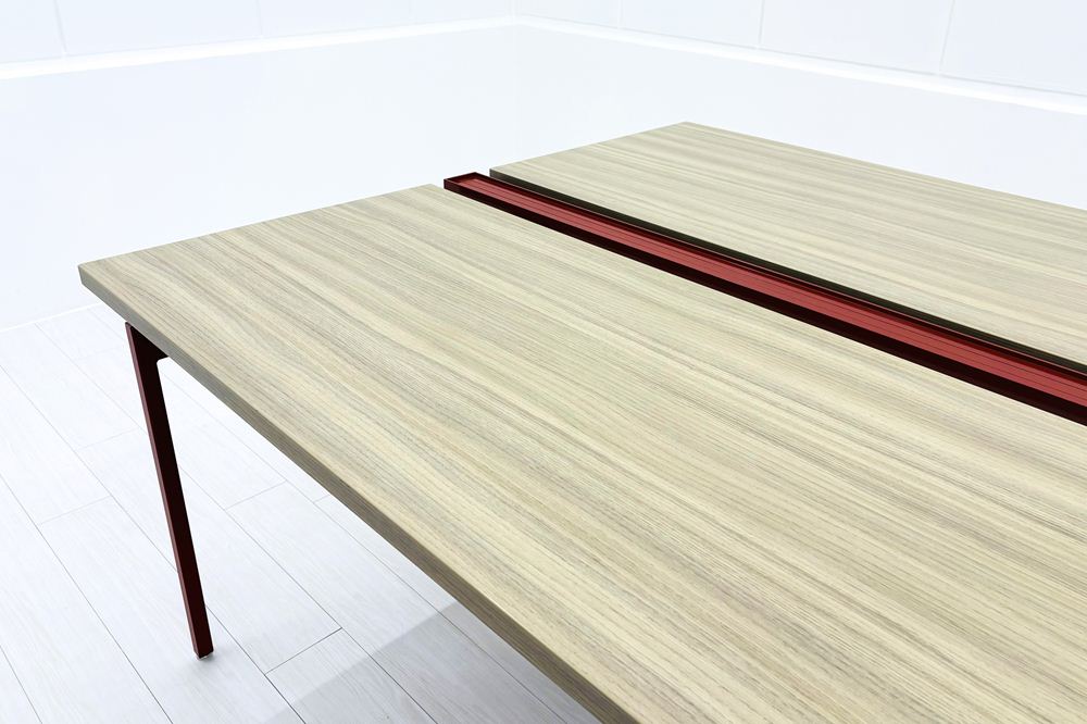 ノール アンテナ ビッグテーブル 中古 Knoll Antenna フリーアドレスデスク 中古オフィス家具 2140/1435/725の画像