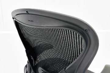 Herman Miller Aeron Chairs アーロンチェア 中古 Bサイズ ライト ハーマンミラー 中古オフィス家具 固定肘 ポスチャーフィットの画像