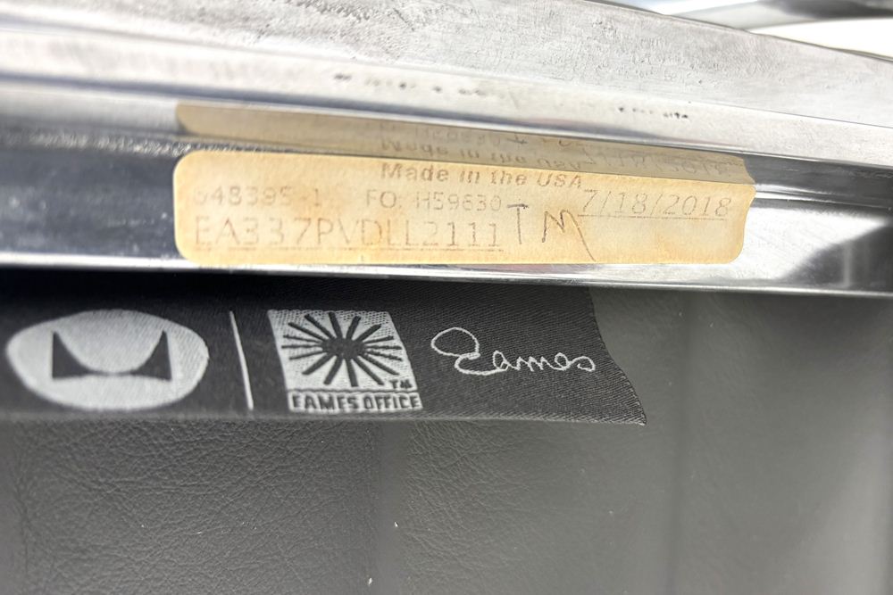 【ポリッシュ脚ピカピカ磨き有！】 イームズ アルミナムグループチェア 2018年製 中古 エグゼクティブチェア チャールズ&レイ・イームズ ハーマンミラー Herman Miller 4226の画像