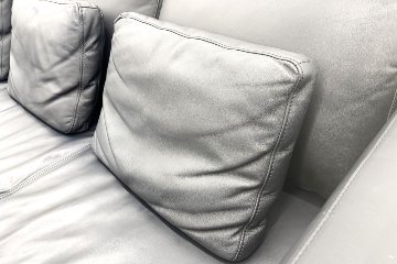 BoConcept ISTRA ボーコンセプト イストラ カウチソファ コーナーソファ 黒本革 レザー 中古オフィス家具の画像