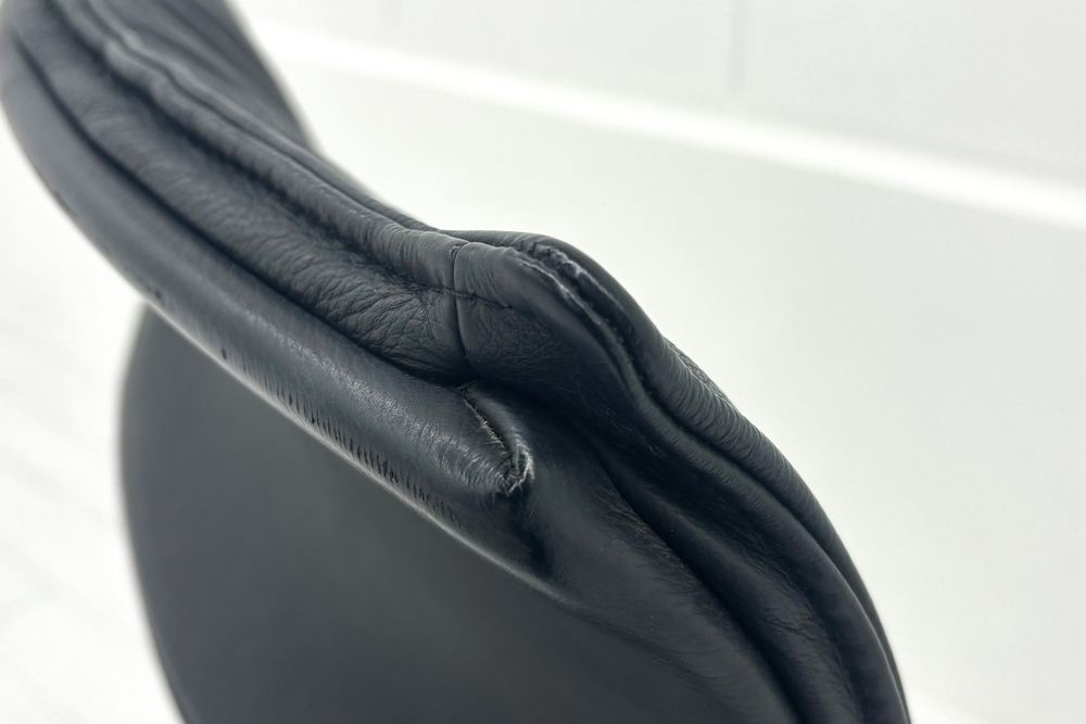  Wilkhahn Modus ウィルクハーン モダスチェア 中古 エグゼクティブチェア マネジメントチェア ブラック 中古オフィス家具 本革張り レザーの画像