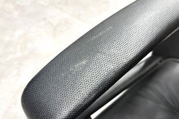  Wilkhahn Modus ウィルクハーン モダスチェア 中古 エグゼクティブチェア マネジメントチェア ブラック 中古オフィス家具 本革張り レザーの画像