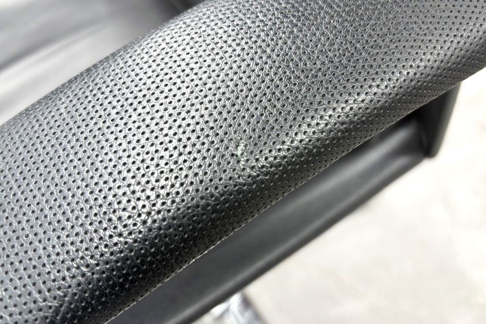  Wilkhahn Modus ウィルクハーン モダスチェア 中古 エグゼクティブチェア マネジメントチェア ブラック 中古オフィス家具 本革張り レザーの画像