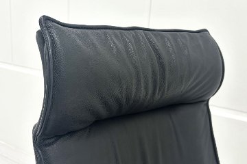  Wilkhahn Modus ウィルクハーン モダスチェア 中古 エグゼクティブチェア マネジメントチェア ブラック 中古オフィス家具 本革張り レザーの画像