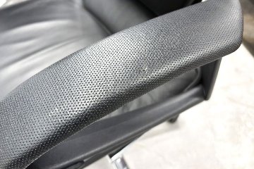  Wilkhahn Modus ウィルクハーン モダスチェア 中古 エグゼクティブチェア マネジメントチェア ブラック 中古オフィス家具 本革張り レザーの画像
