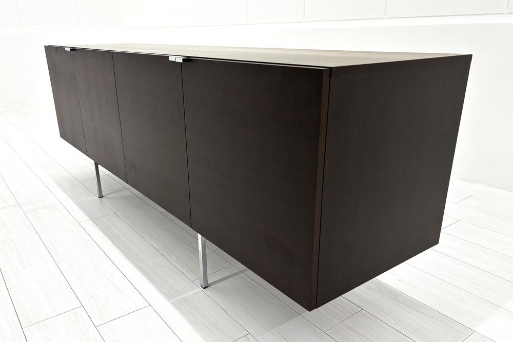 ローボード 木製 テレビ台 サイドボード 中古 収納家具 中古オフィス家具 1800/450/650の画像
