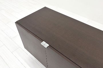 ローボード 木製 テレビ台 サイドボード 中古 収納家具 中古オフィス家具 1800/450/650の画像