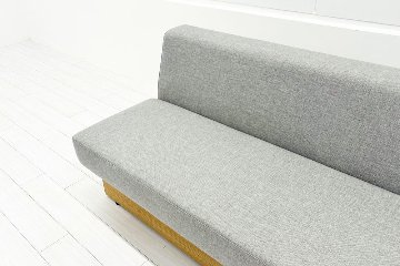 コクヨ デイズオフィス ワイヤードソファー 中古 デイズバウンダリー 3Pソファ DAYS OFFICE 中古オフィス家具 1800/750/750 グレーの画像