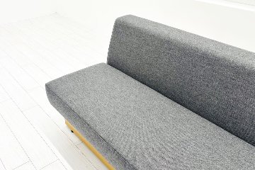 コクヨ デイズオフィス ワイヤードソファー 中古 デイズバウンダリー 3Pソファ DAYS OFFICE 中古オフィス家具 1800/750/750 ダークグレーの画像