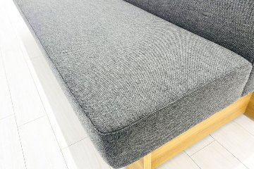 コクヨ デイズオフィス ワイヤードソファー 中古 デイズバウンダリー 3Pソファ DAYS OFFICE 中古オフィス家具 1800/750/750 ダークグレーの画像