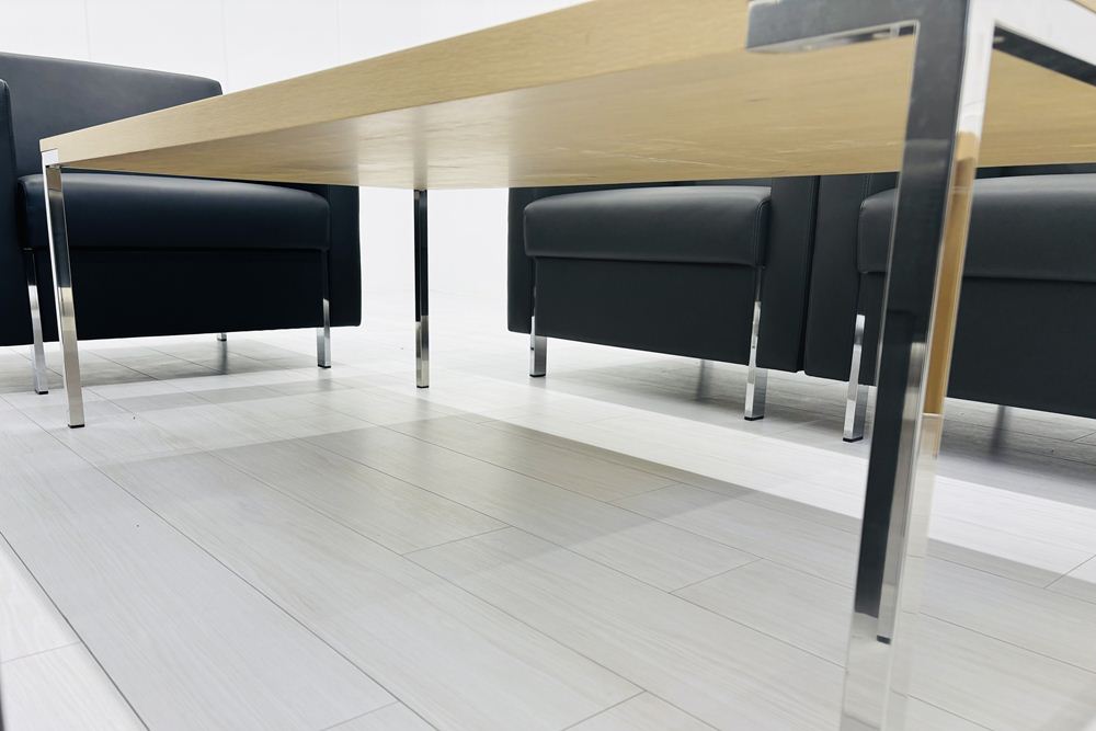 応接家具 【9点セット】 応接セット 中古 応接ソファ 応接テーブル 応接ソファー 中古オフィス家具 レザーの画像