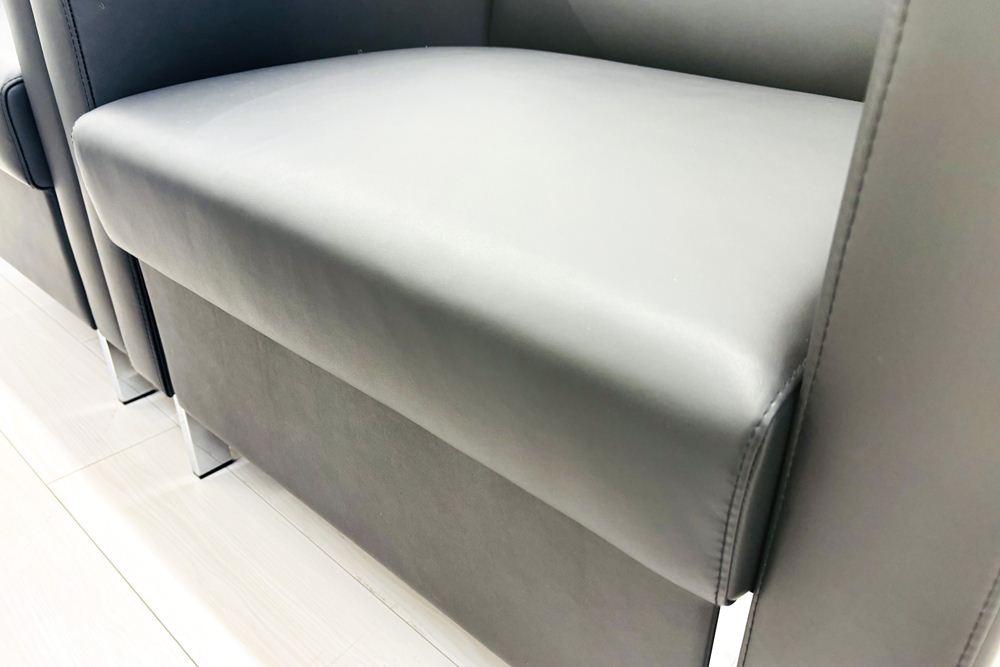 応接家具 【9点セット】 応接セット 中古 応接ソファ 応接テーブル 応接ソファー 中古オフィス家具 レザーの画像