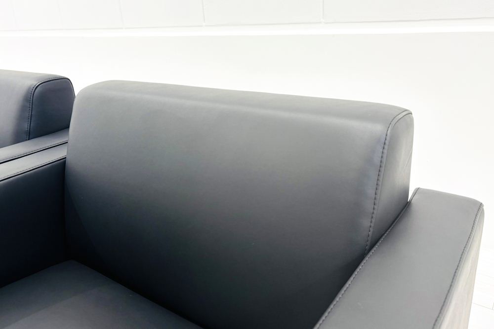 応接家具 【9点セット】 応接セット 中古 応接ソファ 応接テーブル 応接ソファー 中古オフィス家具 レザーの画像