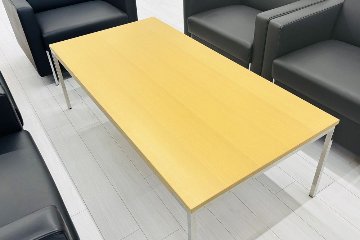 応接家具 【9点セット】 応接セット 中古 応接ソファ 応接テーブル 応接ソファー 中古オフィス家具 レザーの画像