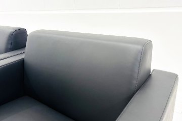 応接家具 【9点セット】 応接セット 中古 応接ソファ 応接テーブル 応接ソファー 中古オフィス家具 レザーの画像
